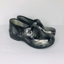 Dansko XP 2.0 Nursing Clogs Shoes Women’s 37 6.5-7 Black Silver Metallic - £31.57 GBP