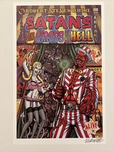 Frank Forte Satan ‘s Circus Of H Print  7”x11 Signed W/ COA Sexy  Pop Surrealism - £11.01 GBP