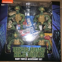 NECA Teenage Mutant Ninja Turtles Movie Baby Turtles Set Action Figures New - £73.52 GBP