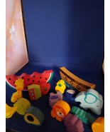 Bag Lot of Wooden Animals, Food and More  ^ - $20.51 CAD