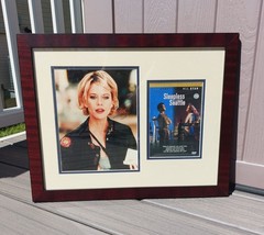 Sleepless In Seattle Meg Ryan Autographed Photo + DVD Custom Frame Matted Unique - £62.97 GBP