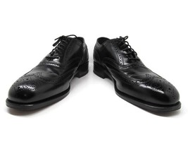 Florsheim Lexington Mens Black Leather Wingtip Oxfords Dress Shoes 10 D - £31.44 GBP