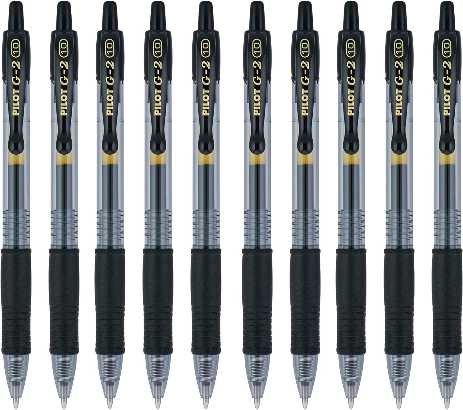 Pilot G2 Retractable Gel Ink Roller Ball Pens, Bold Point Black 10-Pack(... - $44.92