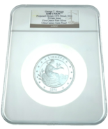 2011 George T. Morgan $100 Unión 5 Onzas De Plata Pura NGC Ultra Cameo G... - $823.80