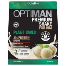 Optislim Optiman Plant Based Shake Vanilla 826g - $127.39