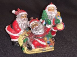 Old World Santa Ornaments Christmas Set of 3 Figurines New in Box 60614 - $21.37