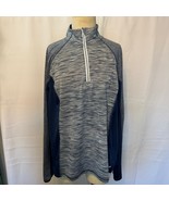 Avia Running Quarter Zip Long Sleeve Pullover Thumb Holes Outdoor Women ... - $17.30 CAD