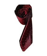 Vtg Brooks Brothers Makers Silk Tie 3.25&quot; x 53.5&quot; Deep Merlot Red Geometric - $212.36 MXN