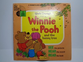 1965 Walt Disney Record and book  Winnie the Pooh &amp; the honey tree #313 - £4.26 GBP