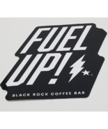 Black Rock Coffee Sticker Fuel Up Black Iconic Black Rock - £4.56 GBP