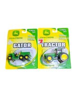 ETRL John Deere 1:64 Gator &amp; Tractor #15411 #15413 2004 Plastic NIP - £15.31 GBP