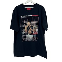 Muhammad ali tee 2XL black mens The Peoples Champ graphic t-shirt - £8.70 GBP