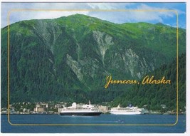 Alaska Postcard Juneau Cruise Ship Gastineau Channel - £2.81 GBP