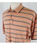 Pendleton Men&#39;s Polo Shirt Short Sleeve XL Pima Cotton Stripe Two Button... - £14.36 GBP