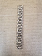 Kreisler Stainless gold fill Stretch link 1970s Vintage Watch Band Nos W87 - $54.89
