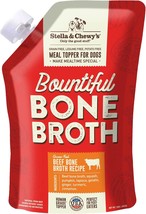 Bountiful Bone Broth Grass-Fed Beef Recipe Meal Topper For Dogs, 16 Oz. Resealab - $54.99