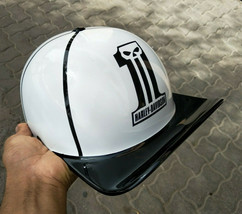 Motorcycle Helmet Baseball Cap Style fiberglass custom Helmet #1 free sh... - £141.64 GBP+