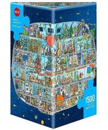 NEW Heye Jigsaw Puzzle Adults 1500 Pieces 29841 Mattias Adolfson Spaceship - $48.47 CAD