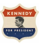 x2 12x12cm Vinyl Window Sticker JFK Kennedy for president USA John assas... - £5.39 GBP
