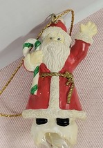 Avon Icicle fun Santa with Candy Cane Ornament VINTAGE 1995.  12-4 - $8.59