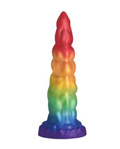 Creature Cocks Magic Rider Unicorn Silicone Dildo - Rainbow - $34.32