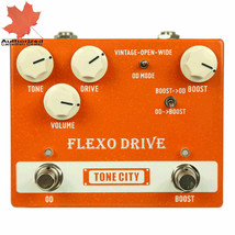 Tone City Flexo Drive Overdrive/Boost TC-T36 Guitar Effect Pedal True Bypass. - £52.72 GBP