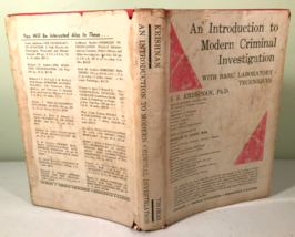 1978 book Introduction to Modern Criminal Investigation, Lab techniques KRISHNAN - £18.47 GBP