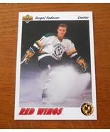 1991 Upper Deck Sergei Fedorov Hockey Card #40&quot; Detroit Red Wings NHL - $5.66