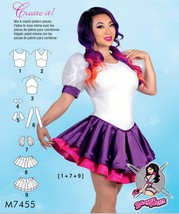 Misses Cosplay Sailor Moon Yaya Han Skirted Leotards Costume Sew Pattern 6-14 - £10.38 GBP
