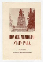 Donner Memorial State Park 1954 State of California Division of Beaches &amp; Parks  - £14.29 GBP