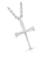 Original Baseball Bat Cross Necklace | All In Faith Jewelry - £143.20 GBP