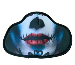 Face Mask Mexican Day of the Dead Halloween Washable Sewed Lips For Adults - $8.96