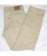 Men&#39;s Levi&#39;s 511 Slim Fit Denim Jeans for Men Beige 38 x 32 - $23.75