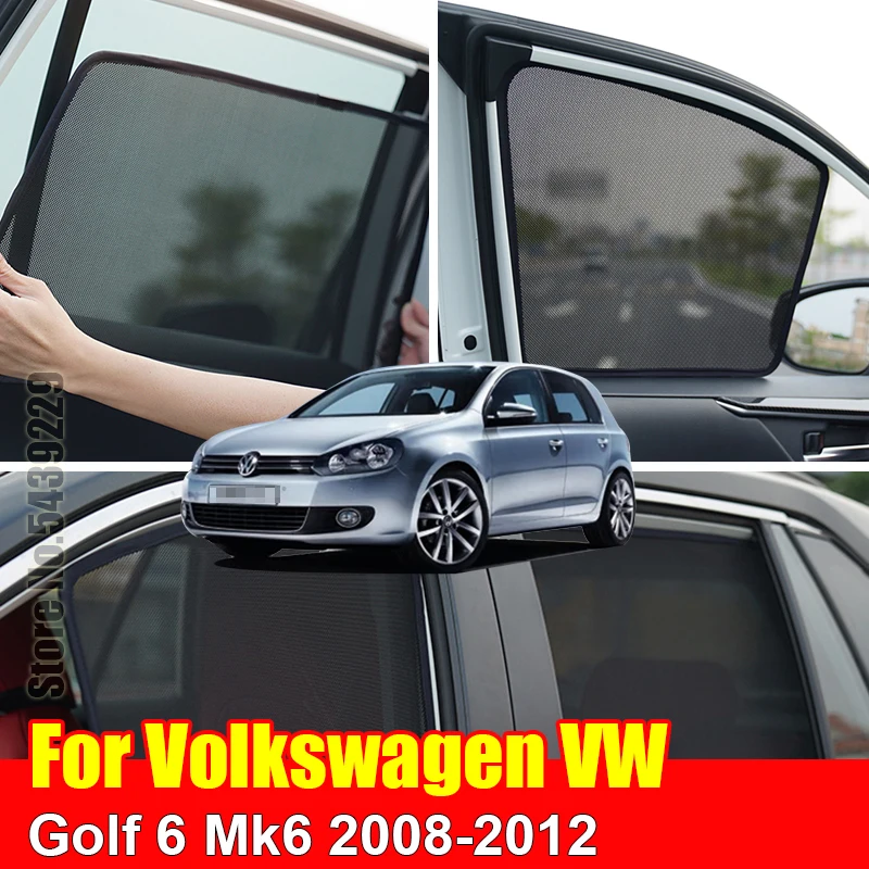 For Volkswagen VW Golf 6 Mk6 2008-2012 Car Window SunShade UV Protection... - £34.37 GBP+