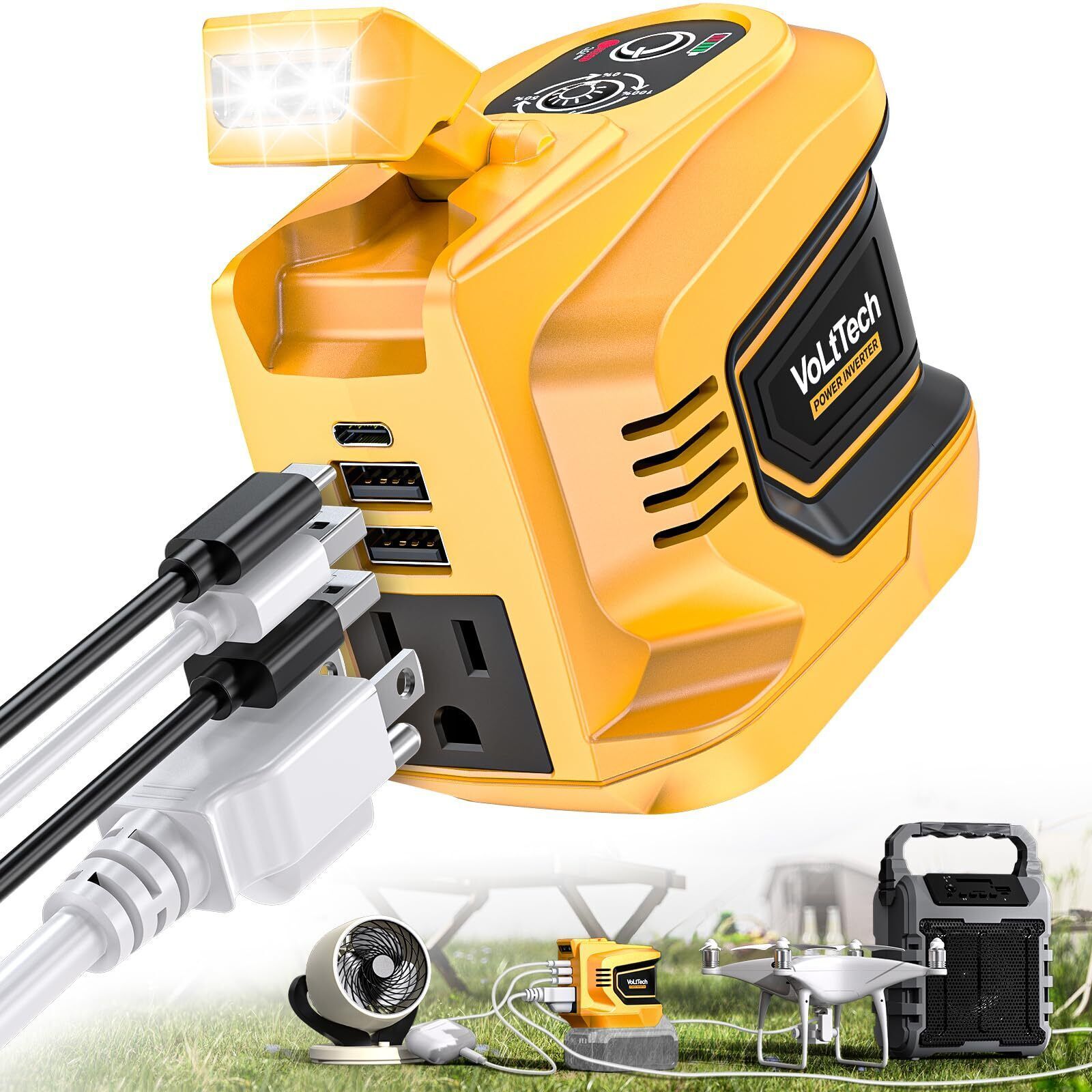 200W Power Inverter for Dewalt 20V Battery VoLtTech Battery Inverter 20V... - $98.24