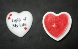 Light of My Life - Heart Shaped Mini Candle 2&quot; - £3.90 GBP