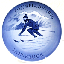 1976 Royal Copenhagen Innsbruck Olympiade 1976 Winter Olympics Plate  - $278.90 MXN