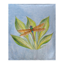 Betsy Drake Dragonfly Fleece Blanket - £51.43 GBP