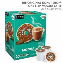 The Original Donut Shop Mocha Latte Coffee 20 to 160 K cup Pods Pick Any Size  - £22.28 GBP+