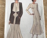 Very Easy Very Vogue Sewing Pattern 8722 Size 12 14 16 Dress Jacket Work... - $21.49