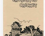  Crosseyed Cricket Menu Lenoir City Tennessee 1990&#39;s - £15.07 GBP