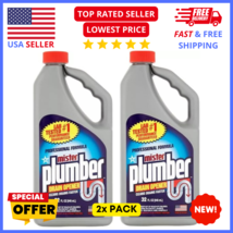 Septic Safe Drain Cleaner (2 Pack) - 32oz Pipe &amp; Disposal Clog Remover - $18.27