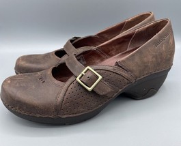 Patagonia Womens Shoes 9 Brown Leather Cattail Clog Mary Jane Casual Neu... - $406.24 MXN