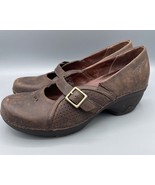 Patagonia Womens Shoes 9 Brown Leather Cattail Clog Mary Jane Casual Neu... - $406.24 MXN