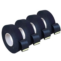 4 Rolls Wire Loom Harness Tape, Wiring Harness Cloth Tape, Black Adhesiv... - £17.37 GBP