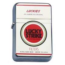 Luck American Original Oil Lighter Vintage Cigarette Classic Strike Logo - $14.80