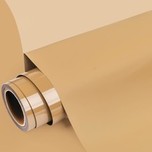 Heat Transfer Vinyl Roll 12 X 5Ft Camel Iron On Htv Vinyl For Tshirt,Canvas And  - £12.48 GBP