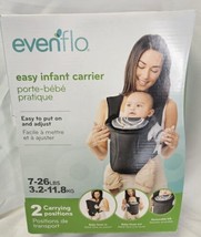 New Evenflo Infant Soft Baby Carrier Creamsicle - Black 7-26lbs - £16.82 GBP