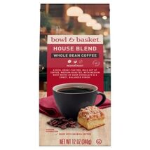 BOWL AND BASKET HOUSE BLEND MEDIUM ROAST WHOLE BEAN COFFEE 12OZ - $10.99