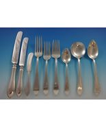 Pointed Antique Engraved Dominick &amp; Haff Sterling Silver Flatware Servic... - $151,677.11 MXN